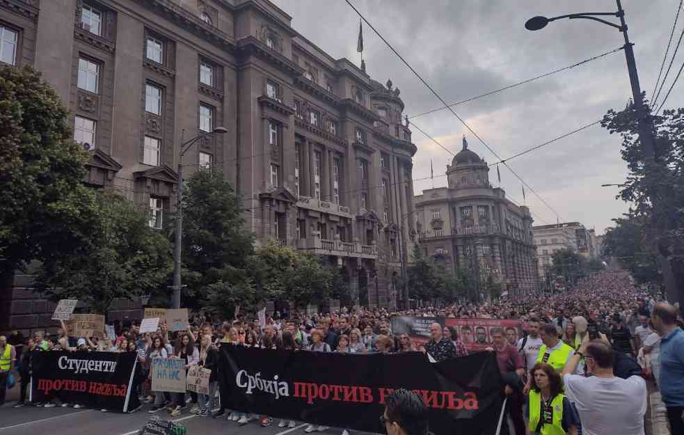 NOVI PROTEST SRBIJA PROTIV NASILJA U SUBOTU : Ponovo će biti blokirana Gazela