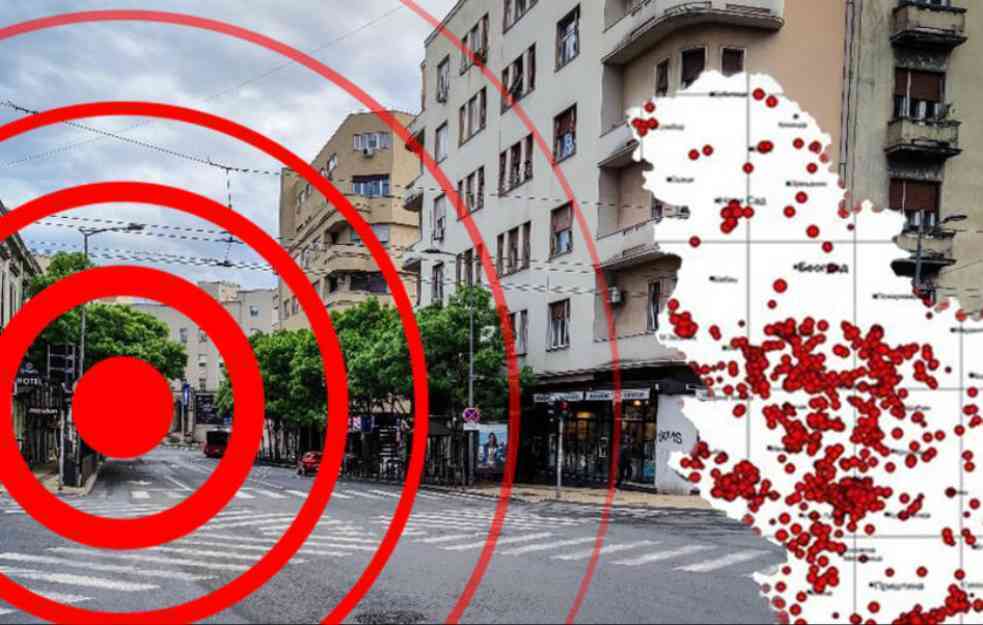 ZEMLJOTRES JUTROS POGODIO SRBIJU: Evo gde se TRESLO TLO