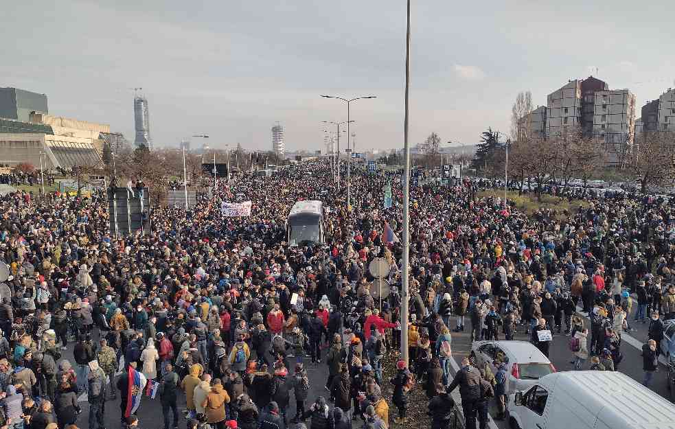 BLOKADA GAZELE! OSMOČASOVNI PROTEST EKOLOGA U BEOGRADU - 