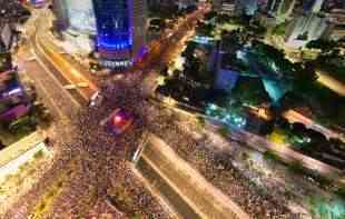 DEMONSTRACIJE U TEL  AVIVU: Sto hiljada ljudi protestovalo protiv <span style='color:red;'><b>reforme</b></span> pravosuđa