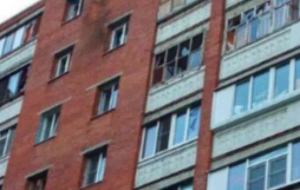DRON POGODIO STAMBENU ZGRADU U KURSKU: Oštećen i objekat ruskog univerziteta (VIDEO)