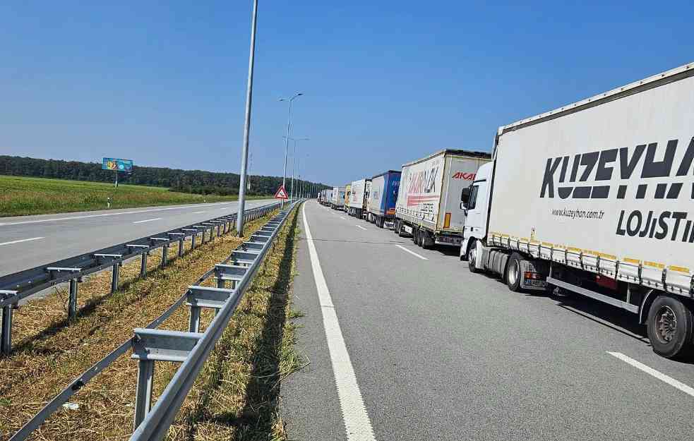 Vozači naoružajte se strpljenjem: Kamioni na Batrovcima čekaju pet sati