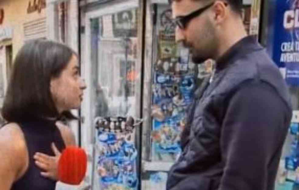 SKANDALOZNO : Reporterku u direktnom prenosu dodirnuo po zadnjici (VIDEO)