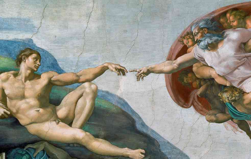  Jaz između božanskog i ljudskog: Da li znate koja se simbolika krije iza Mikelanđelovog Stvaranja Adama?