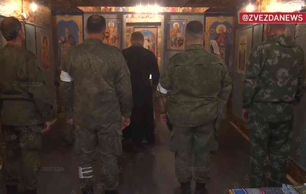 CRKVA ISPOD ZEMLJE U RATNOJ ZONI: Duhovna hrana na bojištu