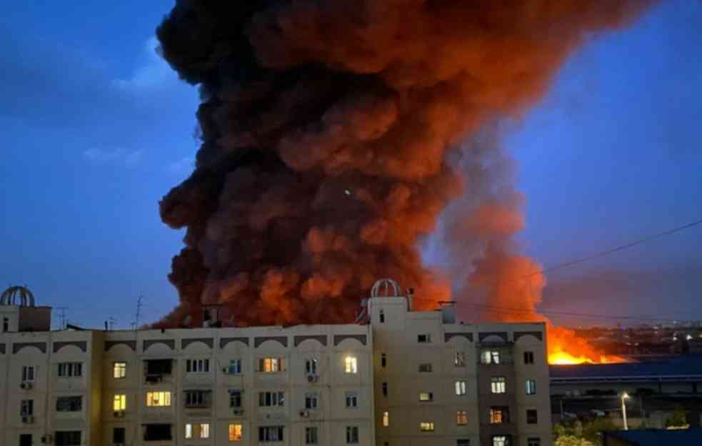 Ogromna eksplozija skladišta potresla glavni grad Uzbekistana (VIDEO,FOTO)