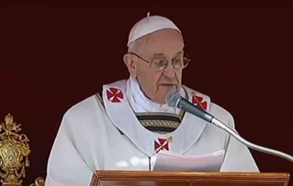 Papa Franja o sukobu Izraela i Palestine: 