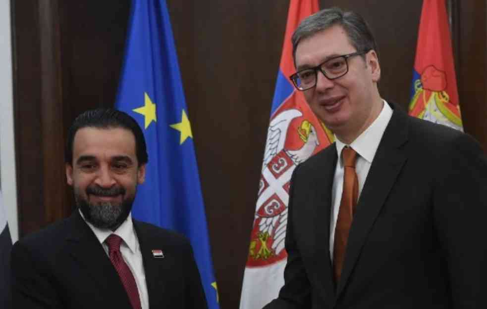 PREDSEDNIK VUČIĆ sa predsednikom PARLAMENTA IRAKA: Zahvalni smo na DOSLEDNOM stavu o nepriznavanju tzv. KOSOVA