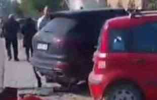 STRAVIČNO :  Nesreća kod Pančeva, uništeno najmanje pet automobila (VIDEO)