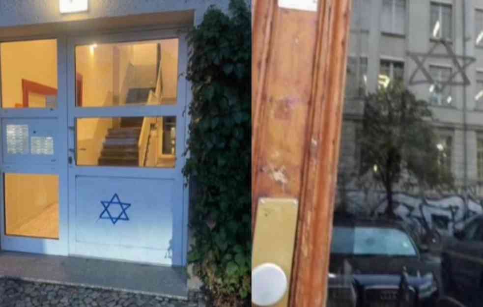 Antisemitski grafiti u obliku Davidove zvezde osvanuli na kućama u Berlinu! (FOTO)