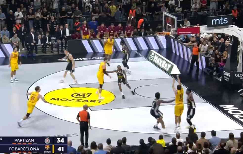 PARTIZAN IZGUBIO OD BARSELONE: Crno-beli nisu imali rešenje za Laprovitolu (VIDEO)