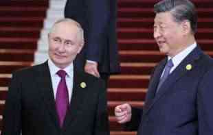 Putin u poseti <span style='color:red;'><b>Peking</b></span>u: Si pozdravio produbljivanje odnosa između Kine i Rusije 