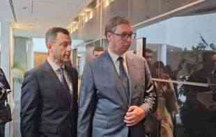 Predsednik Srbije u Briselu: Sastanak sa evropskim zvaničnicima završen