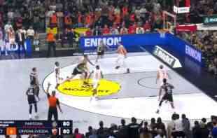 PARTIZAN SRUŠIO CRVENU ZVEZDU U PAKLU ARENE: Crno-beli se vratili iz ogromnog minusa i slavili u prvom <span style='color:red;'><b>večito</b></span>m derbiju!