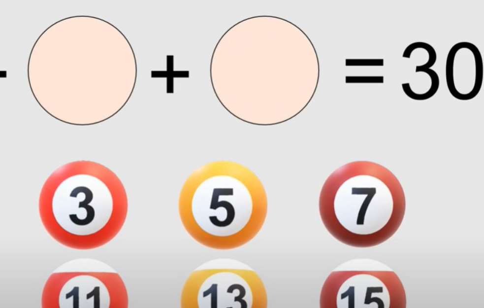 Matematička mozgalica – koje od 3 kugle će dobiti zbir 30?