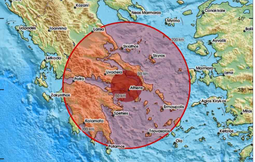 SNAŽAN ZEMLJOTRES POGODIO GRČKU! Dobro se protreslo