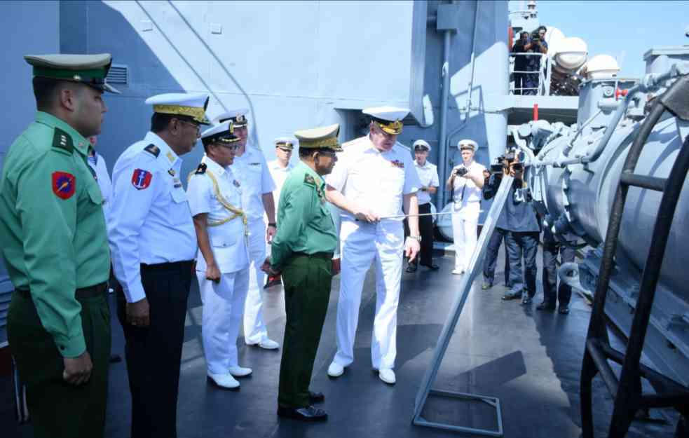 Rusija i Mjanmar započele prva zajedničke pomorske vežbe