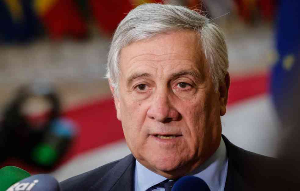 Antonio Tajani: Humanitarna pomoć Italije uskoro stiže u Gazu