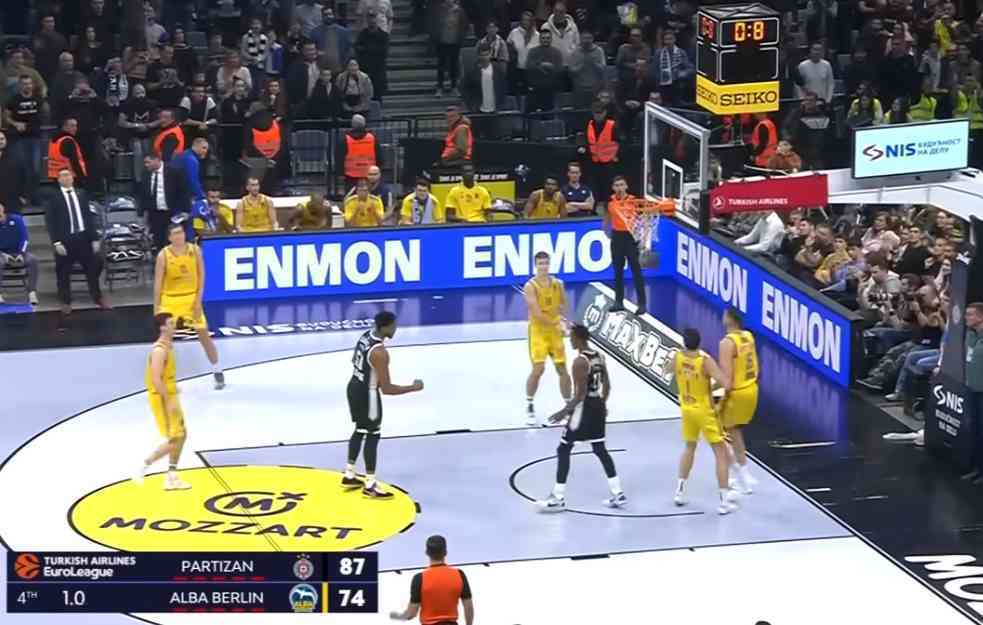 PARTIZAN POBEDIO ALBU U EVROLIGI (VIDEO)