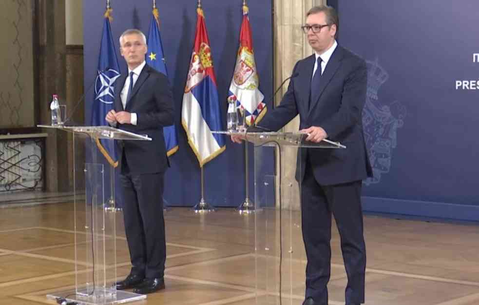 NOVE ZAJEDNIČKE VEŽBE SRBIJE I ZLOČINAČKOG NATO PAKTA: Vučić se sastao sa Jensom Stoltenbergom (VIDEO)