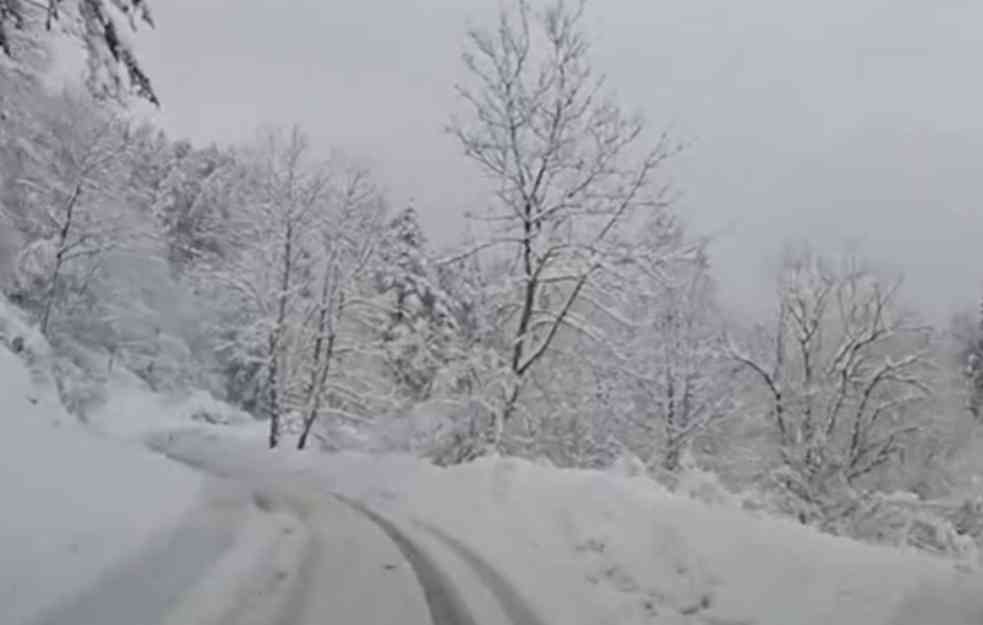 JUG SRBIJE U POTPUNOSTI ZAVEJAN: Vojska Srbije pomaže građanima u ugrožеnim opštinam u kojima je sneg stvorio velike probleme