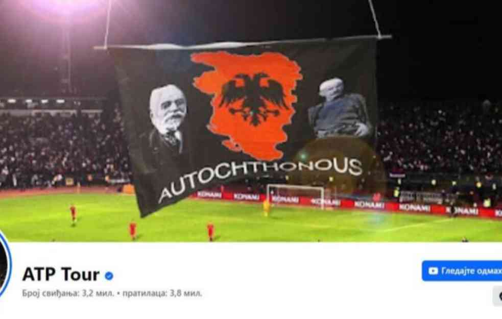 NEZAPAMĆENI SKANDAL! Na stranici ATP-a osvanula zastava tzv. 
