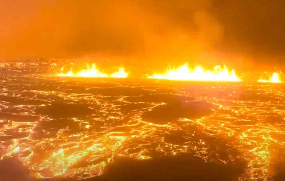 Buknuo vulkan na Islandu: Nedeljama čekali erupciju, evakuisali čitav grad (VIDEO)