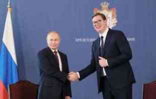 Predsedniku Srbije stigla praznična čestitka od ruskog lidera 