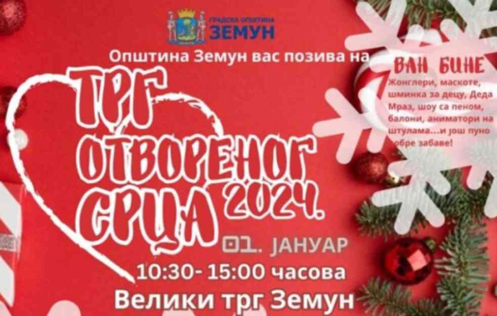 TRG OTVORENOG SRCA U ZEMUNU : Evo šta će sve biti na programu