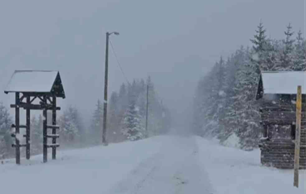 U TOKU NOĆI PROMENA VREMENA : Određeni delovi Srbije biće prekriveni snegom za vikend