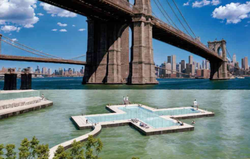  Plutajući bazen sa važnom misijom i nezaboravnim pogledom na Njujork