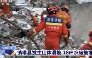 PROVINCIJA JUNAN POGOĐENA: U klizištu u Kini poginulo 20 osoba, 24 nestale