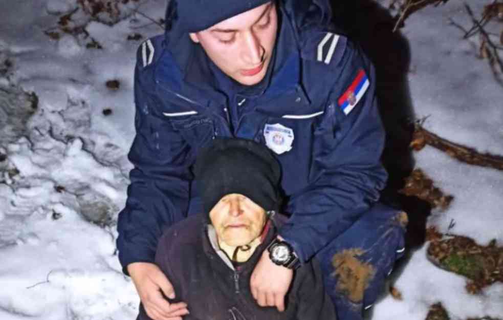 ONI SU NAŠI HEROJI:  Policija pronašla nestalu baku, nosili je do kuće (FOTO)