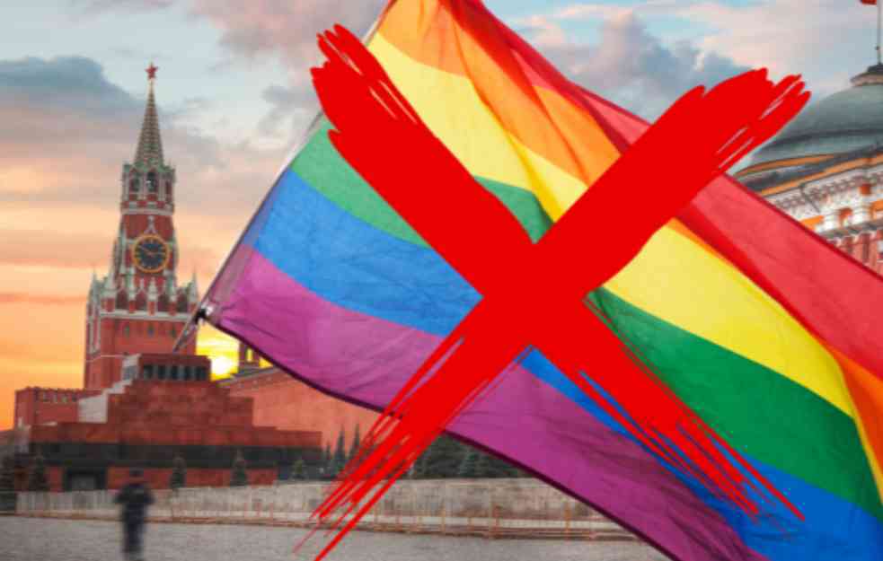 NOVI RUSKI ZAKON POČEO DA KAŽNJAVA DELOVANJE LGBTQ+ ZAJEDNICE: Kazne protiv osoba koje izlažu predmete duginih boja