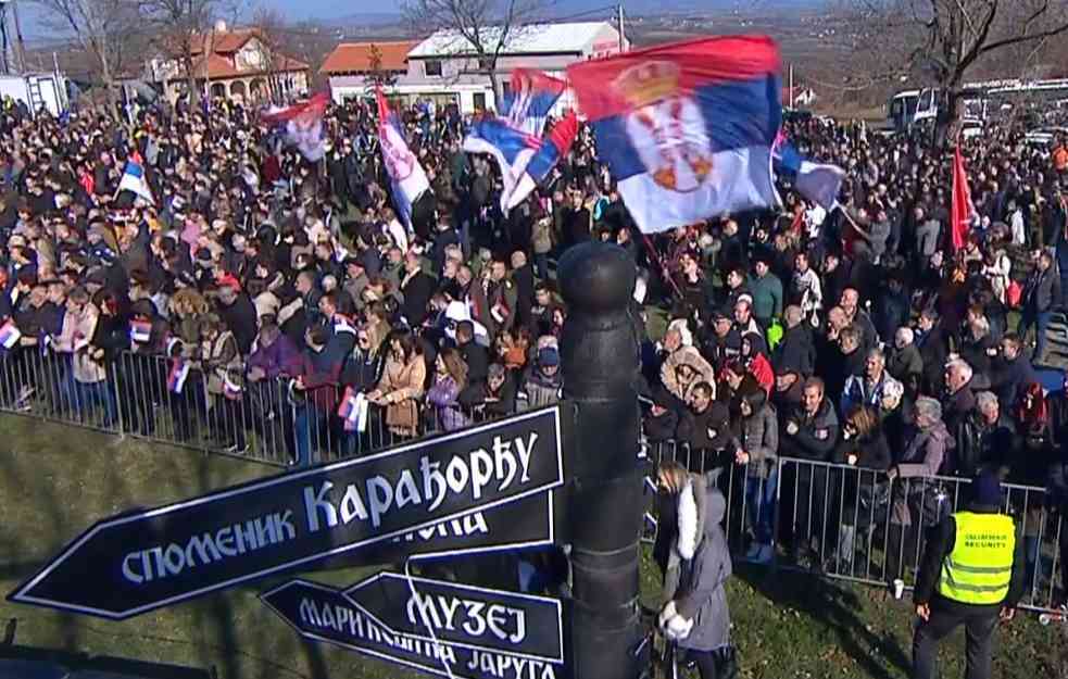 SRBIJA SLAVI DAN DRŽAVNOSTI: Centralna ceremonija u Orašcu (FOTO)