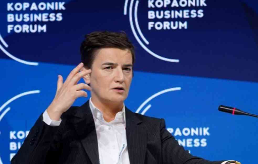 Ana Brnabić o reakciji Univerziteta: 