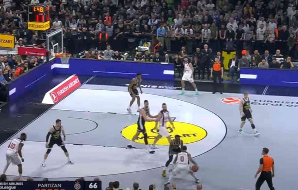 PARTIZAN SRUŠIO BASKONIJU U PAKLU ARENE: Crno-beli blizu mesta u top 10! (VIDEO)