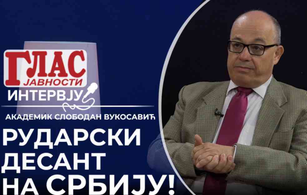 RUDNICI UGROŽAVAJU IDENTITET I OPSTANAK NAŠEG NARODA – PROF. DR SLOBODAN VUKOSAVIĆ