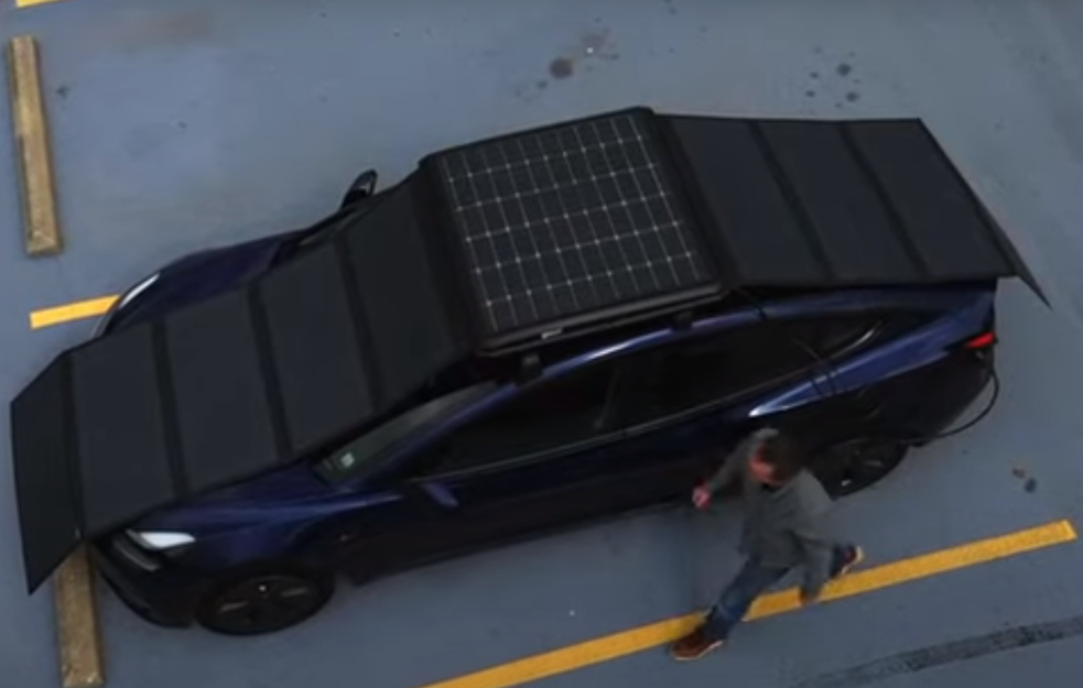 Novi (solarni) punjač za električne automobile