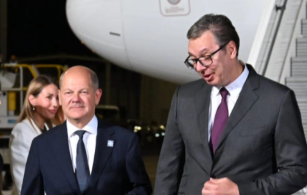 Olaf Šolc sleteo u Beograd! Nemačkog kancelara dočekao predsednik Vučić (FOTO)