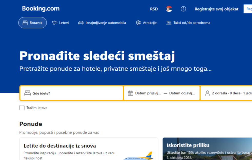 Kazna za platformu „Buking“ : Moraju da plate 413 miliona evra