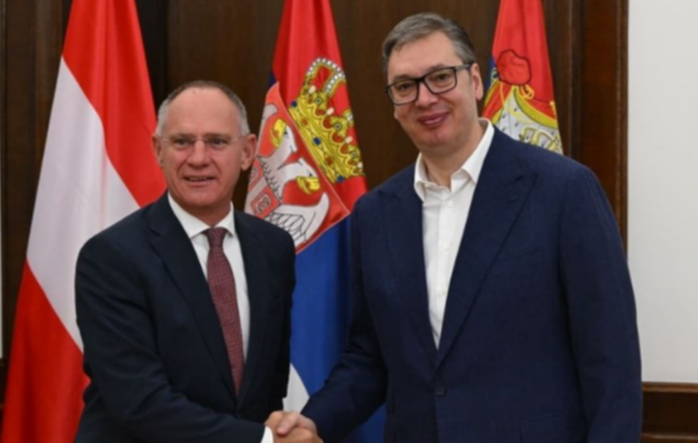 Vučić sa Gerhardom Karnerom: Ministar unutrašnjih poslova Austrije u razgovoru sa predsednikom