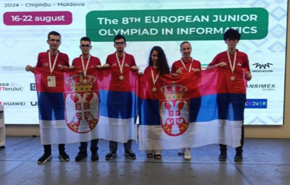 SRBIJA IMA BUDUĆNOST: Svi mladi informatičari osvojili medalju na olimpijadi! (FOTO)
