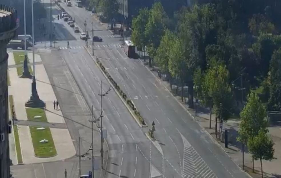 Beogradske ulice od jutros puste