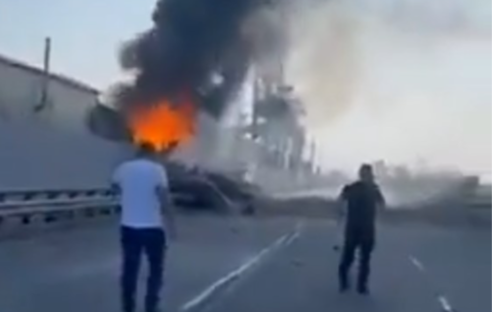 RUSI POGODILI BRANU NA DNJEPRU: Moglli su da potope Kijev! (VIDEO)