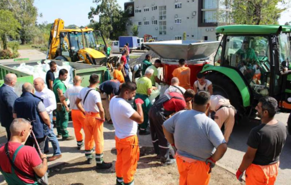 ZLU NE TREBALO, TU SU DŽAKOVI SA PESKOM: Novi Sad se sprema za odbranu od poplava