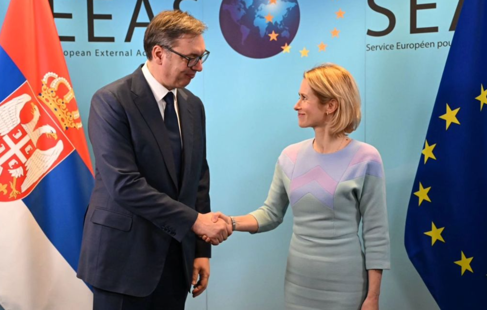 Vučić vodio težak razgovor sa predstavnicom EU za spoljne poslove i bezbednosnu politiku Kajom Kalas