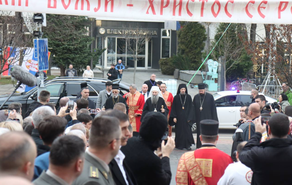 Patrijarh Porfirije služi liturgiju u Hramu Hrista Spasitelja