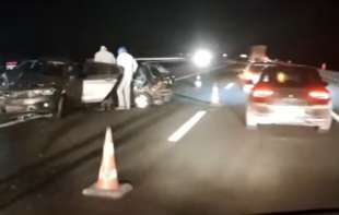 Teška saobraćajna nesreća na auto-putu Miloš Veliki (VIDEO)