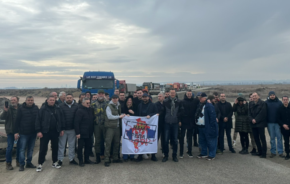 Koalicija Nada blokirala EKSPO gradilište, stigla ŽANDARMERIJA!